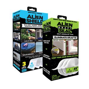 Alien Seal + Alien Shield Cintas Adhesivas Trasparentes Multiuso 6 Und.