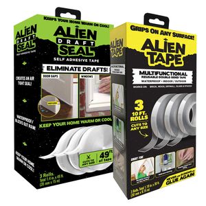 Kit Alien Tape + Alien Seal Cintas Adhesivas Trasparentes Multiuso 6 Und.