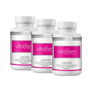 VitalFem Uricare Fórmula Natural para la Salud Urinaria Femenina X 3 Meses