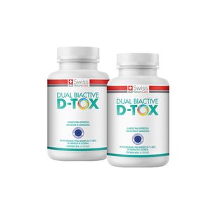 Dual Biactive D-tox Complejo Probiótico para 2 Meses