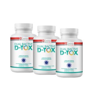 Dual Biactive D-tox Complejo Probiótico para 3 Meses