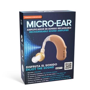 Micro-Ear Amplificador Auditivo Intensifica Sonidos 2 Und.