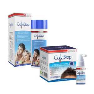 Kit Calvistop Sistema Anti-Caída Tónico 1 Mes + Shampoo 1 Mes