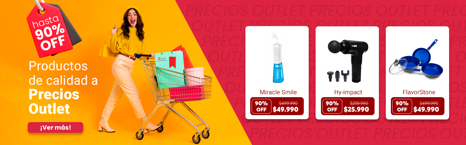 Productos de calidad a Precios Outlet